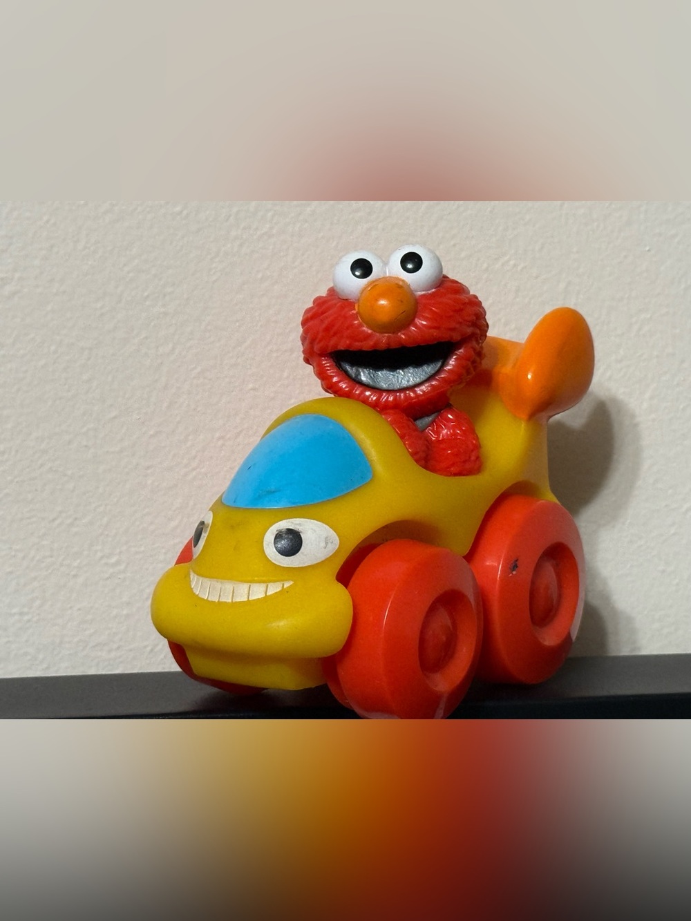 2011 Sesame Street Elmo Car Toy Rolling Vehicle Fisher-Price Mattel